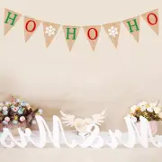 Christmas Banners Colored Christmas Merry Sign Merry Garland Christmas Home