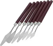 7 in 1 Oil Painting Palette Knife Set Stainless Steel Art Tools Mixing Knife Spatula Painting Knife for Oil Watercol