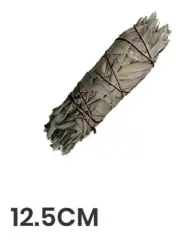 12.5cms White Sage Loose Smudge Stick Bundle Brand New (Medium)