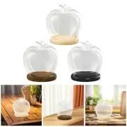 Clear Glass Dome Jar Dia 3.5inch Transparent Empty Display for Jewelry