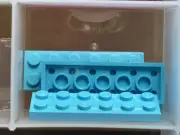 LEGO Parts - Medium Azure Plate 2 x 6 - No 3795 - QTY 5