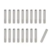 4x16mm Dowel Pins, 20pcs Round Head Flat Chamfered End Dowel Pin