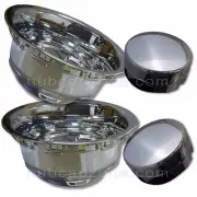 Fits 2) 2015-2016 Rear Pair Ram Wheel Liners Truck 3500 17" Hubcaps Center Caps