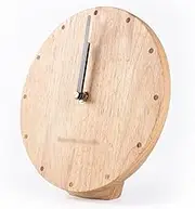 Nordic Solid Wood Pendulum Clock Living Room Decoration Table Clock Office Desktop Mute Clock Ornament Gift