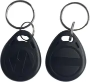 10 X Programmable RFID Key Fob 125Khz Blue Red Yellow Blank T5577 Hotel Key, Bla