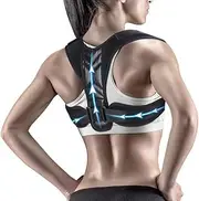 Rstigiker Posture Corrector for Women - Adjustable Upper Back Brace for Female & Male, Comfortable Back Posture Correction Device to Relieve Shoulder Pain, Fits Bust 91-119cm