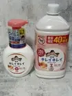 Lion Kirei Kirei Foaming Hand Soap Pump 8.5oz & Refill 28oz Fruits Mix scent