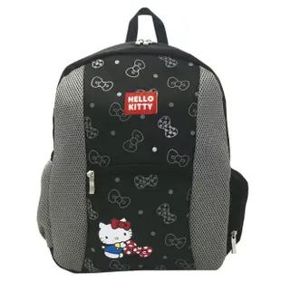 【SANRIO 三麗鷗】Hello Kitty透氣休閒背包+輕便保溫袋30L超值組(台灣正版授權)