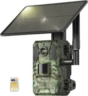 Trail Camera Cellular Trail Cameras 2.7K Live Streaming 4G LTE Trail Cellular Ca
