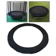 Trampoline Spring Cover Thick Round Frame Pad Trampoline Pad (Black)