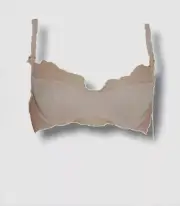 $210 Wolford Women's Pink Adjustable Wide Strap French Lace Bra US Size 34C
