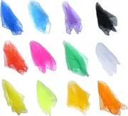 Hoerev Juggling & dance scarves - Pack of 12 - Mixed (approx. 60cm x 60cm), 12 colours, 14-18 Years
