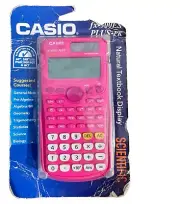 Casio fx-300ES Plus-PK Pink Two Way Power Scientific Calculator New