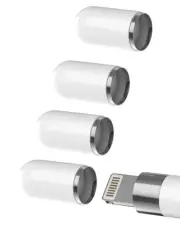 HOYULLI Apple Pencil Cap(4 Pack) Top Magnetic Adapter 1st Generation Caps