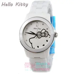 【JAYMIMI傑米】HELLO KITTY 陶瓷手錶 全新原廠公司貨 花園迷藏時尚陶瓷錶 LK673L 特價3300