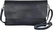 AmbraModa GLX11 Women's Shoulder Bag, Clutch, Mobile Phone Bag Made of Genuine Leather with Detachable and Adjustable Shoulder Strap, Suitable for Mobile Phones and Tablets up to 7 Inches