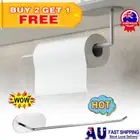 Paper Towel Holder Hanger Rack Kitchen Shelf Organizer Under Cabinet Roll Cup AN