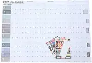 OHPHCALL Decorative Calendar Planner 2025 Wall Calendar for Home and Office Use