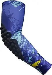 Compression Elbow Pads | Arm Compression Sleeve Elbow Pads | Anti-Collision Elastic Compression Volleyball Arm Sleeves with Elbow Padding for Men & Women Homraa
