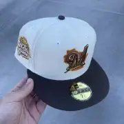Size 7 1/2 Myfitteds New Era Milwaukee Brewers Fitted Hat