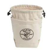 Klein Tools 5416TCP Bolt Bag-Canvas W/Closure/Pkt