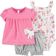 [Carter's] 3-Piece Unicorn Little Short Set (18 Months)