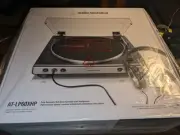 Audio-Technica AT-LP60XHP-GM Fully Automatic Belt-Drive Turntable Headphones New