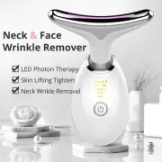 EMS Thermal Neck Lifting And Tighten Massager Electric Microcurrent Wrinkle Remo