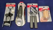 Set Of 4 Good Cook Utensils Ice Cream Scoop, Wine Opener, Can Opener, Tooth Pick