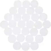Abaodam Replacement Chess Pieces for Set Round Plastic Checkers Perfect for Travel