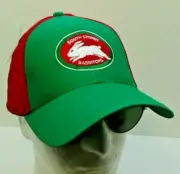 NRL SOUTH SYDNEY RABBITOHS CAP Mesh back fitted (S-M) - w/tags NEW!