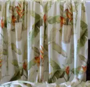 2 Custom Drapes Large Blooming Ginger Jars in Ginger