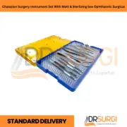 Chalazion Surgery Instrument Set With Matt & Sterlizing box Ophthalmic Surgical