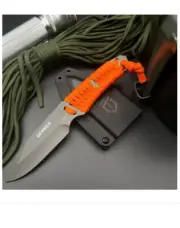 Multi-purpose Outdoor Knife, EDC Pocket Knife, Fixed Blade with Scabbard, Campin