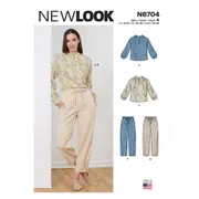 New Look Pattern 6764 Misses' Top and Pull-On Trousers