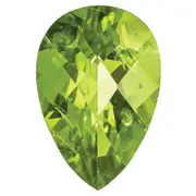 Gemstone Peridot Aa Quality 8X5mm Pear Checkerboard