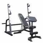 Squat & Half RackGym Equipment + FID Exercise Bench Package