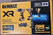 DEWALT DCK449E1P1 Brushless 4-Tool Combo Kit with Power Stack