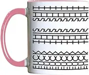 Fuck This Shit Hidden Message Coffee Mug - 10 Oz Funny F*ck This Shit Hidden Message Coffee Mug - Funny Office Gifts for Work Bestie, Coworkers, Friends, Family (Pink2)