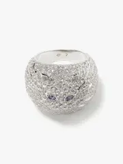 pretty kitty pavé ring