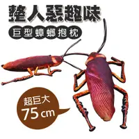 在飛比找蝦皮商城優惠-仿真蟑螂抱枕 110cm 巨大蟑螂抱枕 仿真 蟑螂抱枕 整人