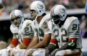 Miami Dolphins Jim Kiick , Larry Csonka , and Mercury Morris - 1972 Old Photo 1