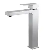 Chrome Basin Mixer Tap Square Brass Tall Faucet 5 STAR 5.0L/M