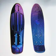 22'' 56cm Blue New Beginners Cruiser Skateboard Complete Sets