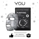 YOU PURIFYING BUBBLE SHEET MASK 泡泡排毒保濕控油面膜