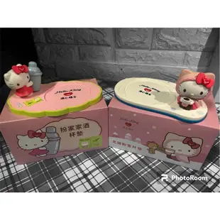 清心福全 SANRIO 三麗鷗 Hello Kitty 凱蒂貓 限版 限量 造型杯墊