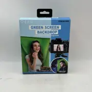 Prime Connect Green Screen Backdrop 5' x 4' Content Creators Streaming BNWT