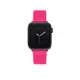 【Steve Madden】Apple watch 浮雕LOGO矽膠蘋果錶帶-亮麗粉 38/40/41 mm