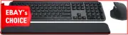MX Keys S Wireless Keyboard Mouse Combo Bluetooth USB-C Windows Mac Linux