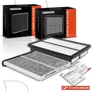 1x Engine & 1x Activated Carbon Cabin Air Filter for Mazda CX-5 3 14-18 6 14-21 (for: Mazda)